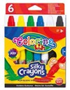 Voskovky Silky / 6ks 3v1 v tužce Colorino R36061PTR