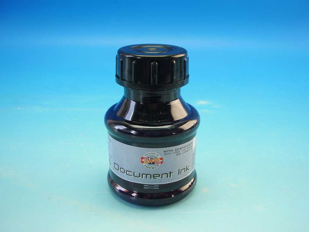 inkoust dokumentní černý  50g PET lahvička