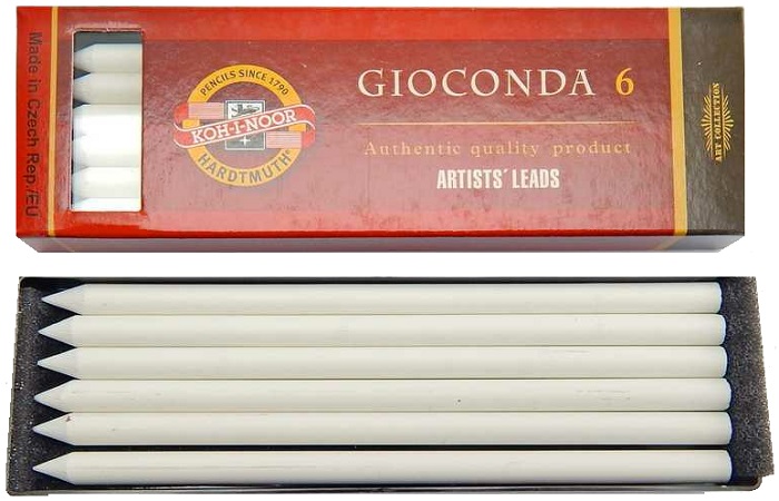 křída kreslící 4371 sepie bílá/6ks pr. 5,6mm