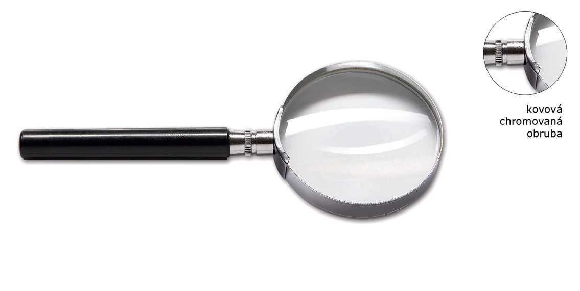 lupa  90mm kovová A65658