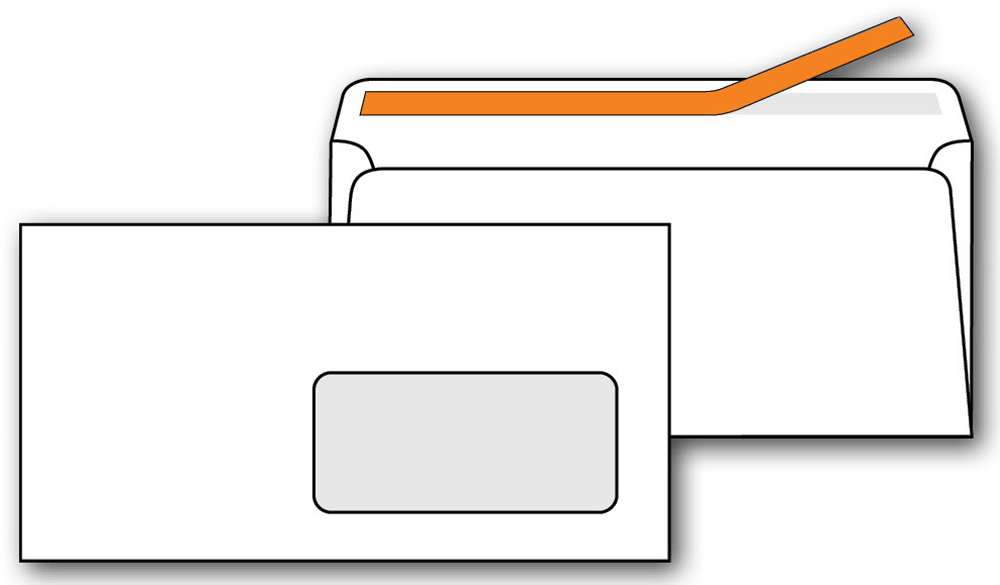 obálka DL s okénkem krycí páska 8000004852