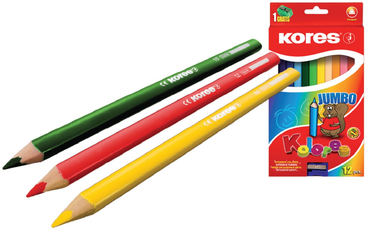 pastelky Kolores Jumbo 5mm/12 ks  93512.01