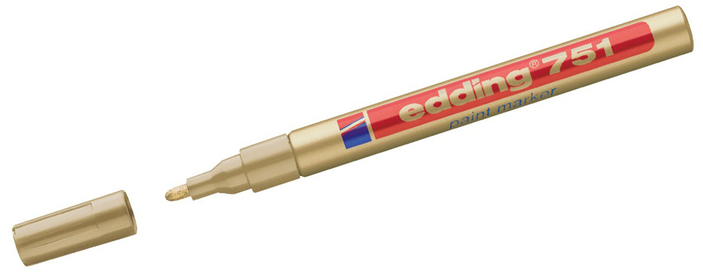 popisovač EDDING 751 zlatý