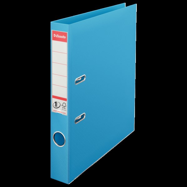 pořadač s pákou A4/50 sv.modrá celopl.ESSELTE 811411