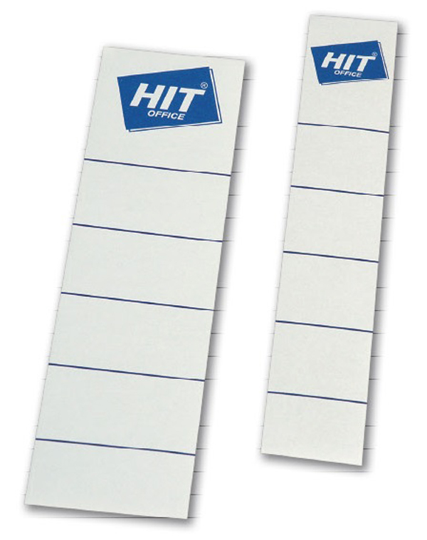 štítek hřbetní široký zasunovací 50x190 mm 317.05