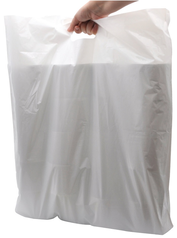 taška PE 500x600 mm průhmat  bílá 